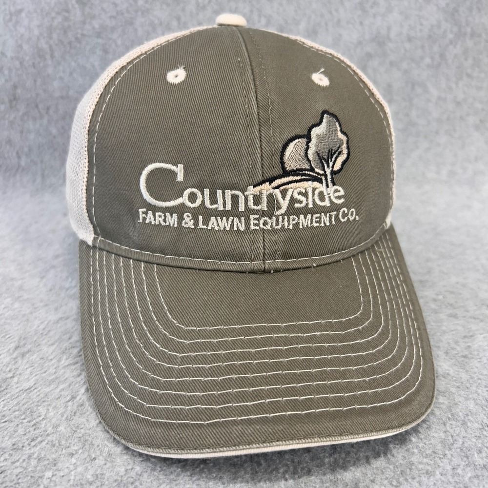 Countryside Farm & Lawn Equipment Co Mens Green OC Trucker Hat Mesh OSFM